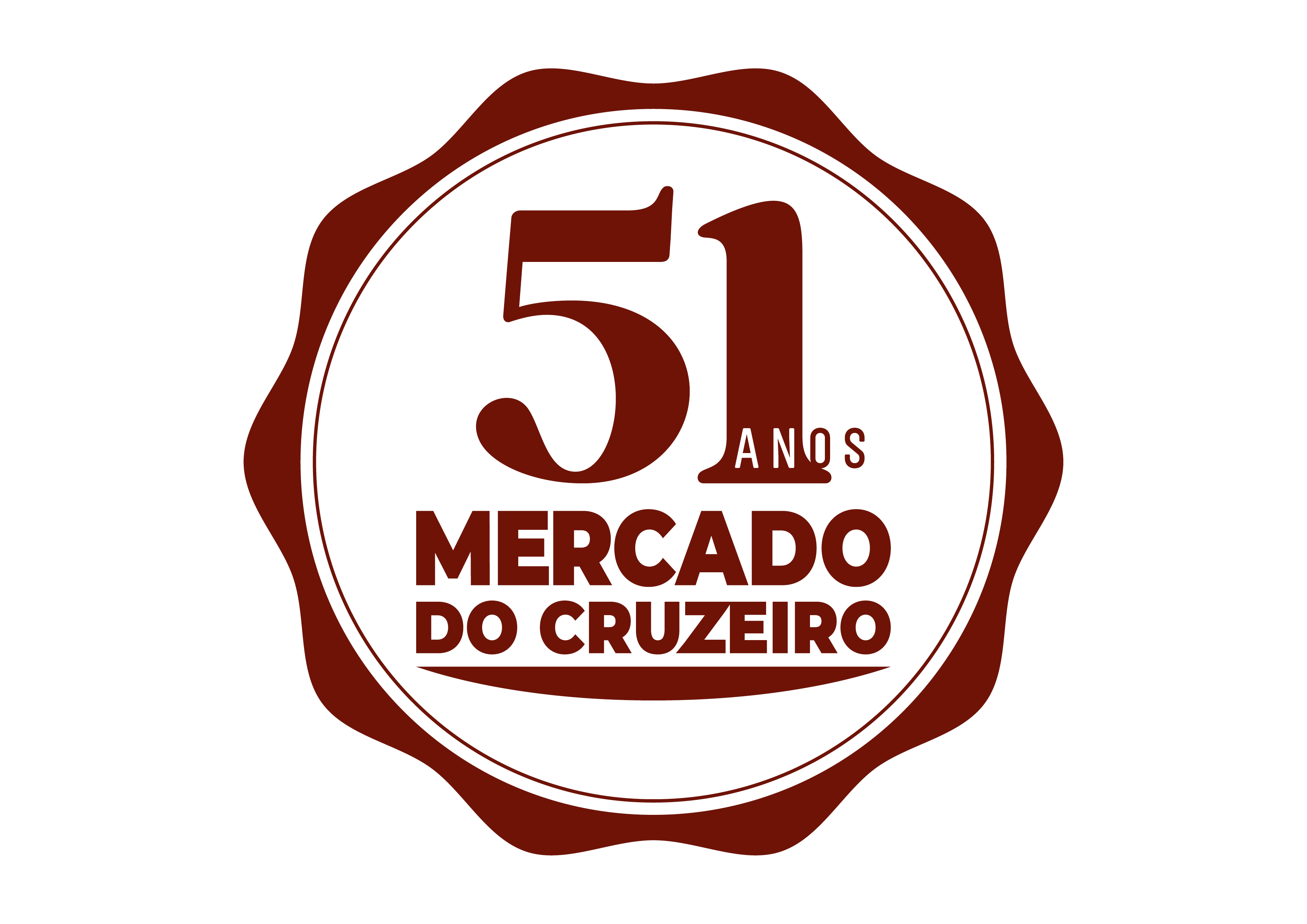 Selo comemorativo de 51 anos do Mercado do Cruzeiro