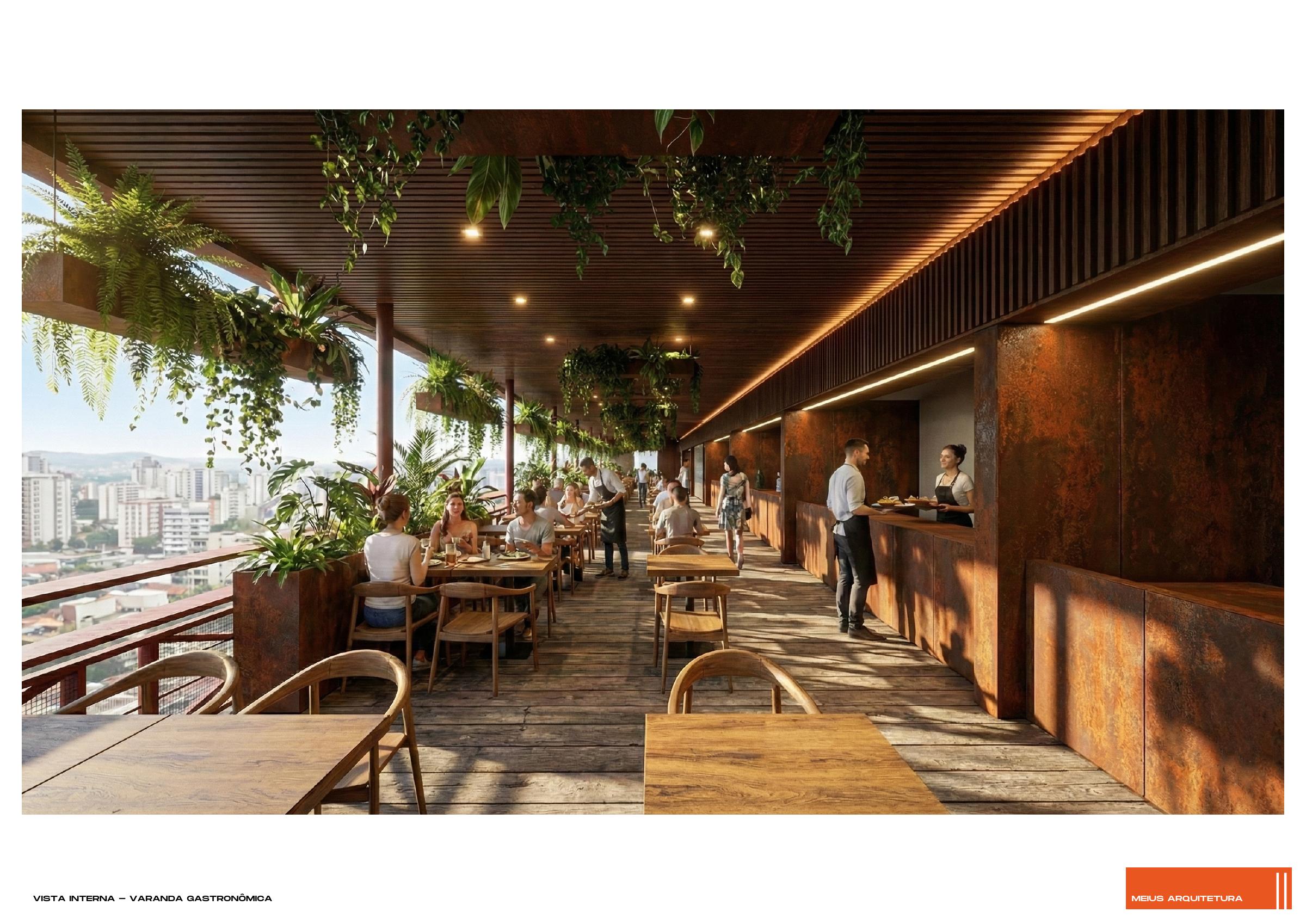 Perspectiva da futura varanda gastronômica do Mercado do Cruzeiro